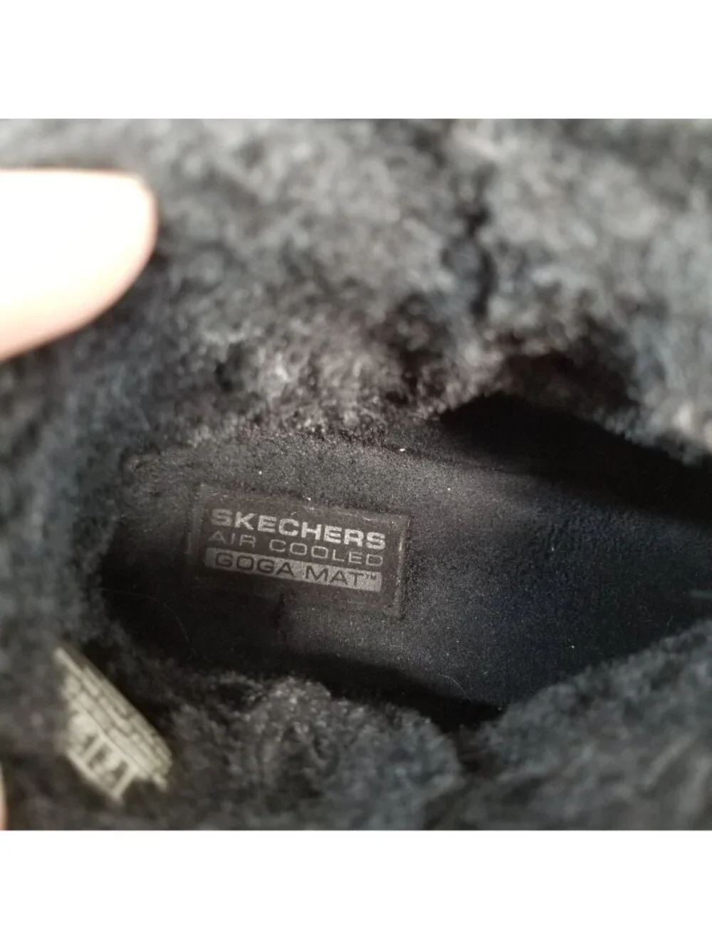 Skechers Shoes Womens Size 9 On The Go Black Suede Faux Fur Lined Boots *Read*